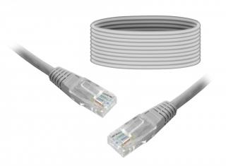 Kabel komputerowy sieciowy 1:1, 8P8C (patchcord), CAT6E, 15m.