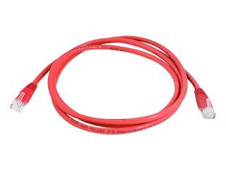 Kabel komputerowy sieciowy (PATCHCORD) 1:1, 8p8c, 1,5m, czerwony.