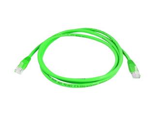 Kabel komputerowy sieciowy (PATCHCORD) 1:1, 8p8c, 5m, zielony.