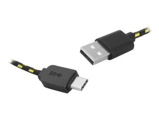 Kabel USB-Type-C, 1m, czarny.