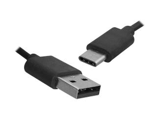 Kabel USB -USB Type-C 1m czarny HQ.