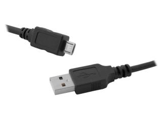 Kabel USB wtyk A - wtyk micro USB, 1m.