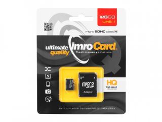 KARTA MicroSD IMRO 128GB kl.10 UHS-I z adapterem.