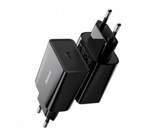 Ładowarka sieciowa Baseus Speed Mini Quick Charger, USB-C, PD, 3A, 20W (czarna).