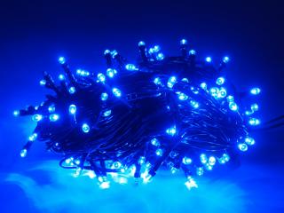Lampki choinkowe 200LED FLASH niebieski+ flash zimny biały  IP20, 230V.