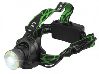 Latarka czołowa 1 x LED CREE T6+COB, zoom, akumulator, (4 tryby świecenia) BL-T107-T6.