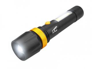 Latarka ręczna LTC LED COB 6W/3W aku.6800mAh ład.Micro USB