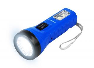 Latarka ręczna TS-2227 4 Led+2SMD z akum.500mAh,niebieska