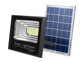 Naświetlacz LED 300W 6500K 3600lm z panelem solarnym