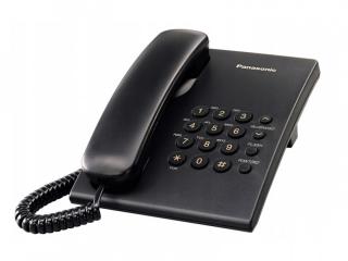 Panasonic telefon KXTS500, czarny.