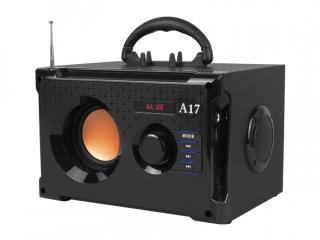 Radio przenośne Bluetooth, 3 głośniki, USB, TF Card, AUX, pilot, z wbudowanym akumulatorem.