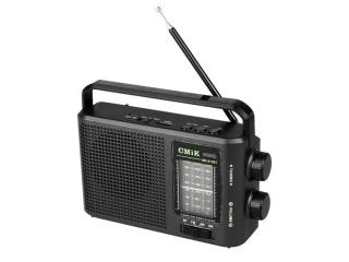 Radio przenośne MK-411BT, Bluetooth, USB, Latarka z akumulatorem 18650.