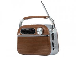 Radio przenośne Retro LTC NIDA bluetooth, AM/FM/MP3/USB/SD wbudowany akumulator 1200 mAh.