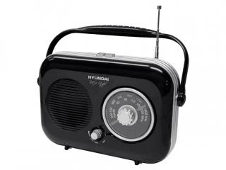 Radio Retro Hyundai PR 100, czarne.