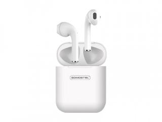 Słuchawki douszne Bluetooth Somostel Earbuds TWS I330 + etui ładujące, białe.