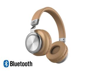 Słuchawki nauszne bluetooth BT/TF LTC SYMPHONY Premium, Złote.