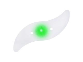 Światło LED na szprychy rowerowe zielone.