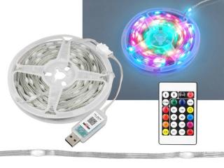 Sznur diodowy USB dekoracyjny łezka 8mm, multikolor, 100-LED, 10m, sterowanie z aplikacji, pilot