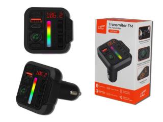 TRANSMITER CAR  LTCFM MP3 BLUETOOTH PHONE CALL 5.3 DC12-24V/USBQC3,0+PD20W