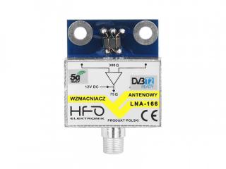 Wzmacniacz antenowy HFO LNA166-5G z filtrem LTE