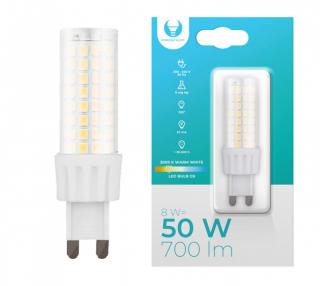 Żarówka LED G9, 8W, 230V, 3000K, 700lm, Forever Ligh.