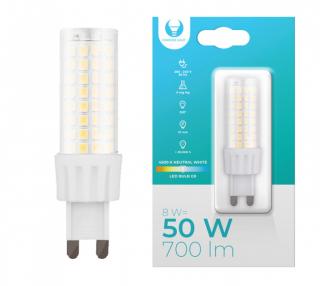 Żarówka LED G9, 8W, 230V, 4500K, 700lm, Forever Ligh,