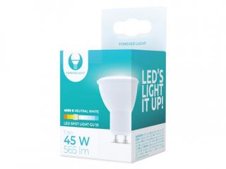 Żarówka LED GU10, 7 W, 230 V, 4500K, 565 lm, Forever Light.