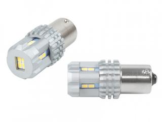 Żarówki LED CANBUS Amio UltraBright 3020 12 x SMD 1156 (R5W, R10W) P21 White, 12 V/24 V.
