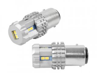 Żarówki LED CANBUS Amio UltraBright 3020 12 x SMD 1157 P21/5W White 12 V/24 V.