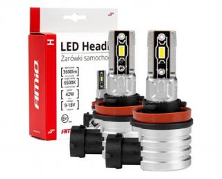 Żarówki sam. LED/Headlights H-series mimi max 42W H8/H9/H11 kpl.2szt