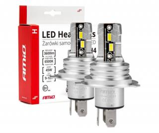 Żarówki sam. LED/Headlights H-series mimi max 45W H4 kpl.2szt