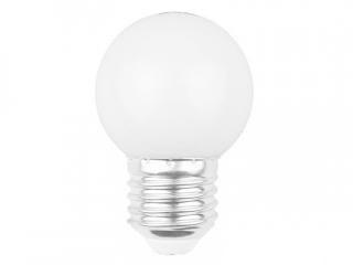 Zestaw żarówek LED E27/G45/2 W, girlanda świetlna ogrodowa, biała, 5szt.