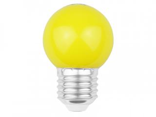 Zestaw żarówek LED E27/G45/2 W, girlanda świetlna ogrodowa, żółta, 5szt.