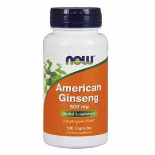 AMERICAN GINSENG 500 mg 100 veg caps - Now Foods
