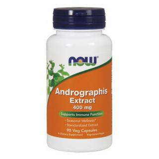 ANDROGRAPHIS EXTRACT 400 mg 90 Veg Caps - Now Foods