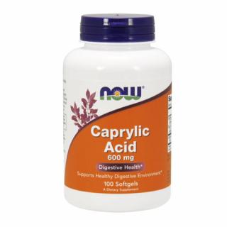 CAPRYLIC ACID 600 mg 100 softgel - Now Foods