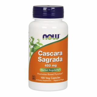 CASCARA SAGRADA 450mg 100veg caps - Now Foods