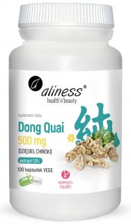 Dong Quai (DZIĘGIEL CHIŃSKI) ekstrakt 1,5% 500mg 100 kaps. vege