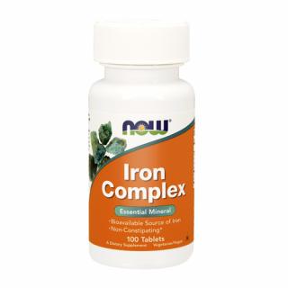 IRON COMPLEX 100 veg tabs - Now Foods