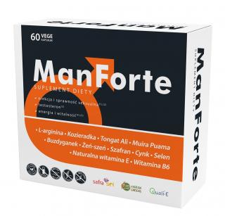 ManForte dla mężczyzn 60 vege caps - Aliness