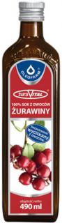 SOK Z ŻURAWINY 100% żuraVital 490ml - Oleofarm
