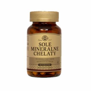 SOLE MINERALNE CHELATY 90 tabl. - Solgar