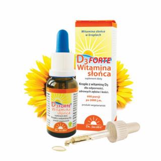 WITAMINA D3 FORTE 20ml - Dr Jacobs