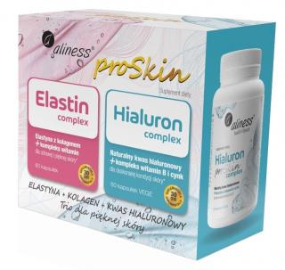 Zestaw Aliness ProSkin (Elastin Complex + Hialuron Complex) 2 x 60 caps - Aliness