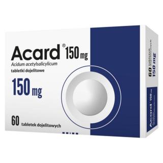 ACARD tabl.dojelit. 150mg x  60tabl.