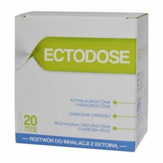 ECTODOSE płyn do inhalacji  2,5ml x 20amp.
