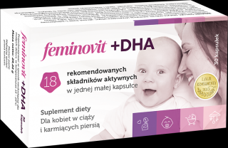 FEMINOVIT+DHA kapsułki x 30kaps.