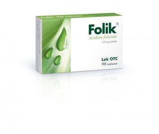 FOLIK  tabletki 0,4mg x 90tabl.