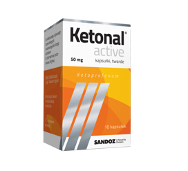 KETONAL ACTIVE 50mg x 10kaps.