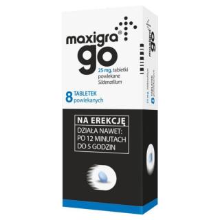 MAXIGRA GO tabletki  25mg x  8tabl.